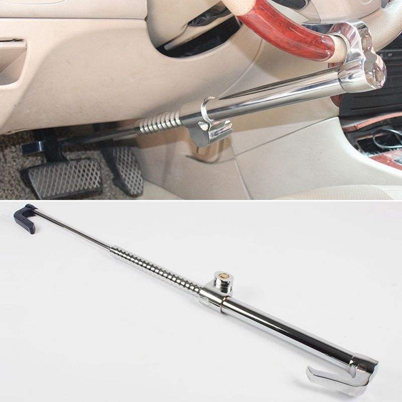 CQ Legend CQ-2003 Multifunctio<i></i>nal Steering Wheel Pedal Lock - Car Interior Security Anti-Theft Devic